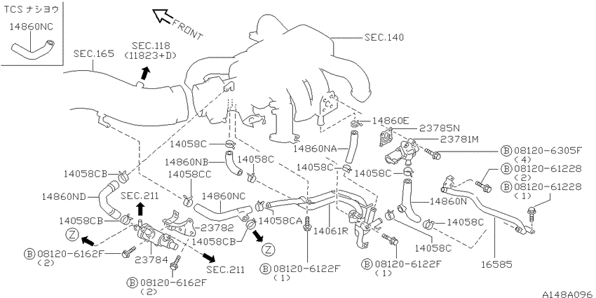 Secondary air system