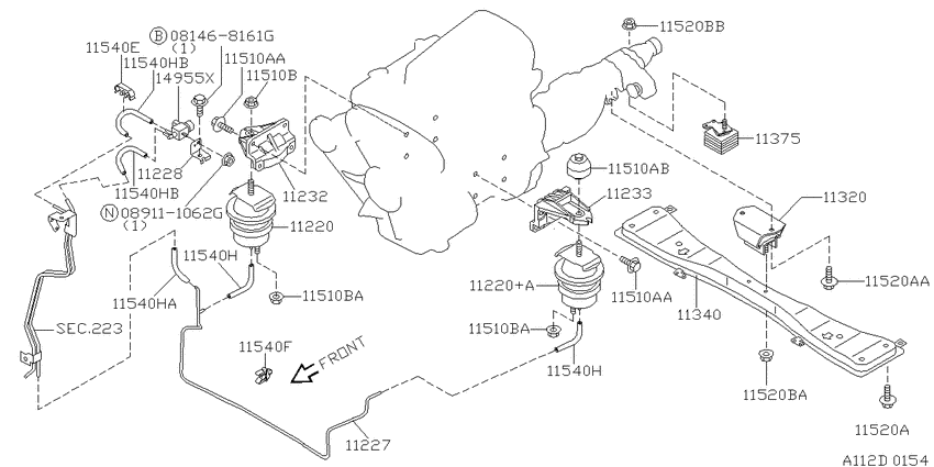 Engine & transmission   mounting