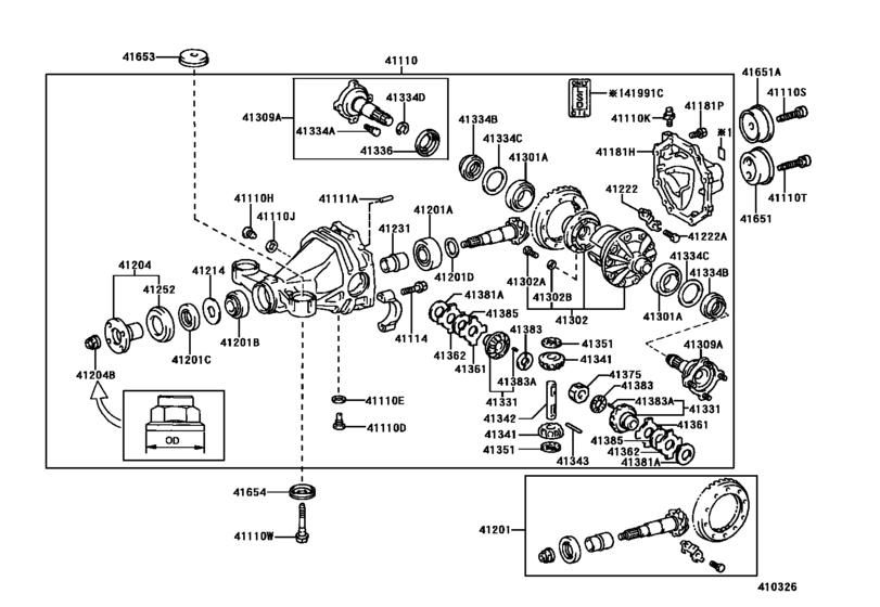 Rear Axle Housing & Differential