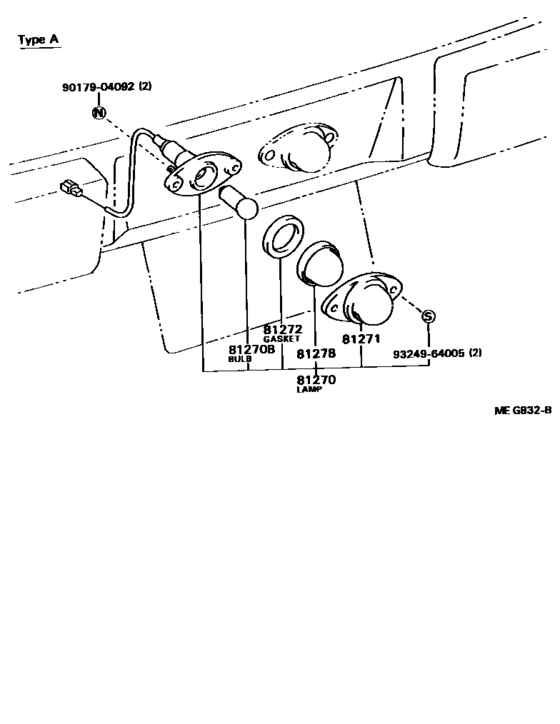 Rear License Plate Lamp