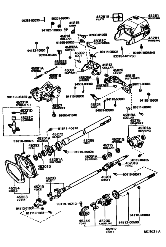 Steering Column & Shaft