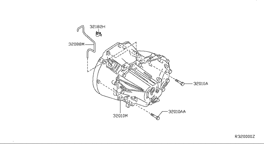 Manual transmission, transaxle & fitting