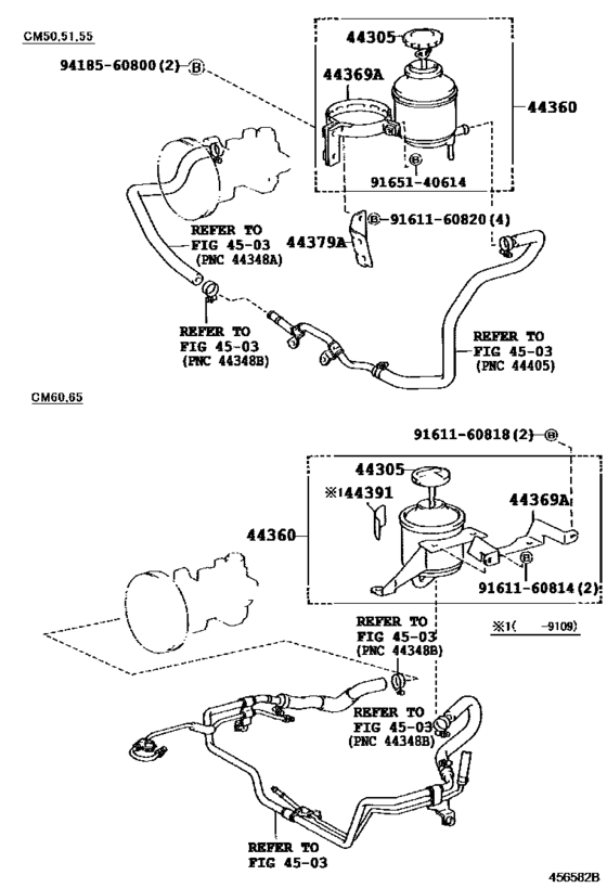 Vane Pump & Reservoir (Power Steering)