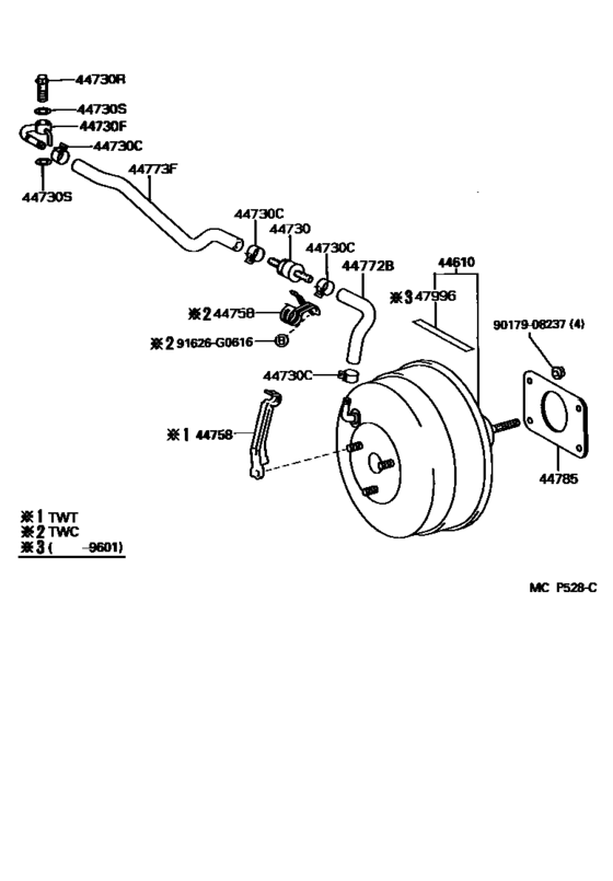 Brake Booster & Vacuum Tube