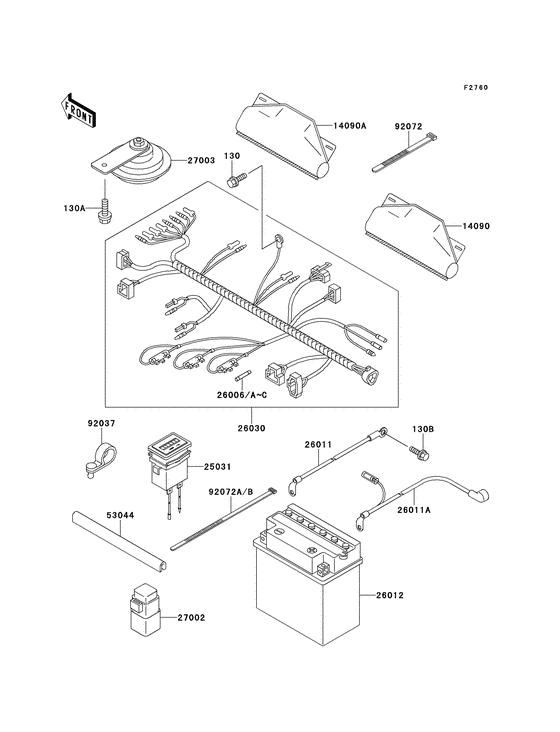 Chassis electrical equipment