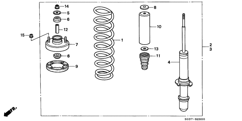 Front shock absorber