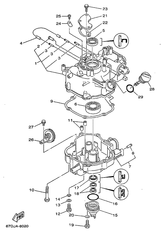 Cylinder. crankcase 2
