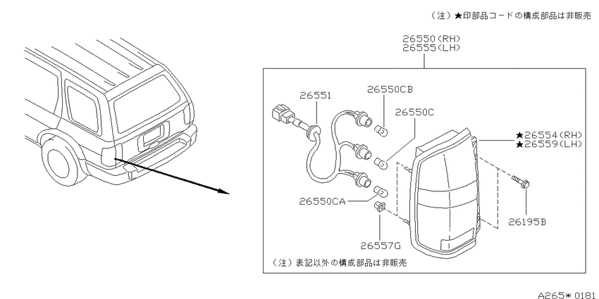 Rear combination lamp