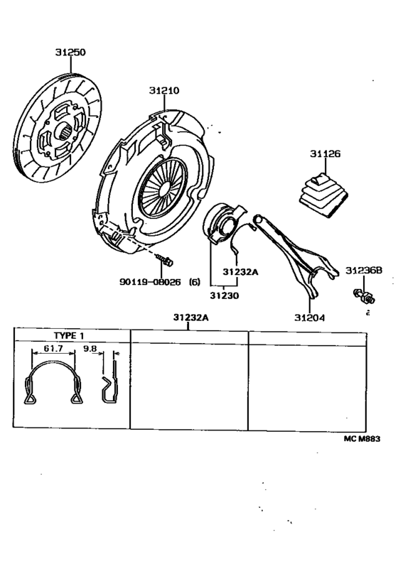 Clutch & Release Fork