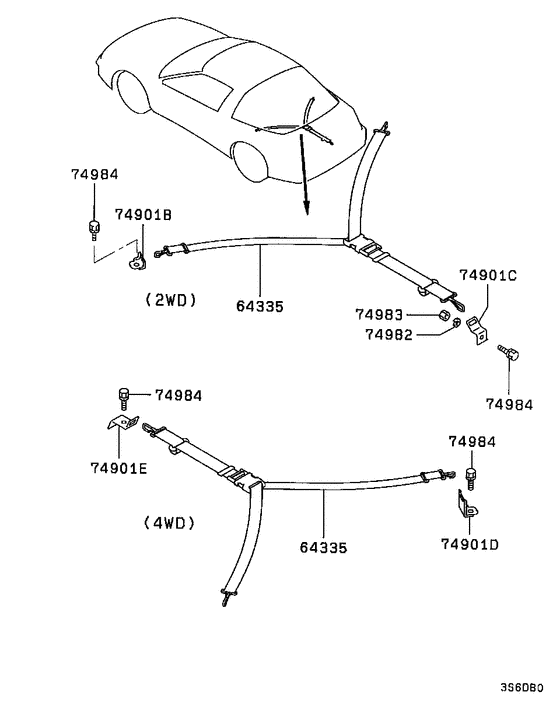 Mirror,grips & sunvisor