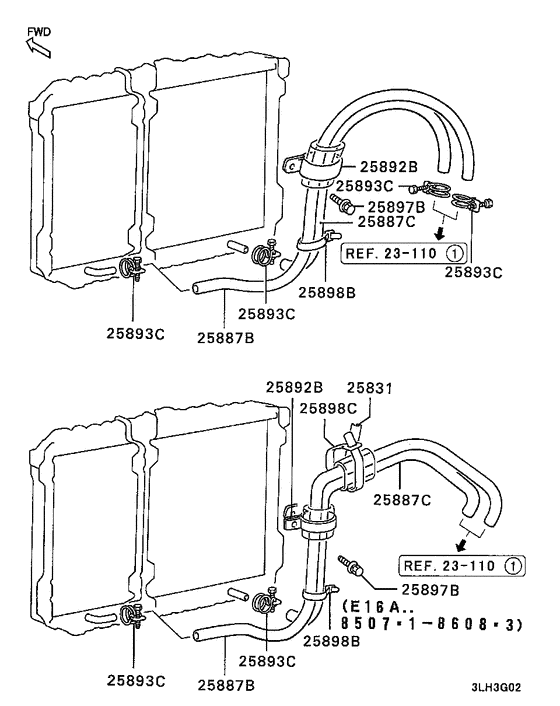 A/t oil cooler & tube