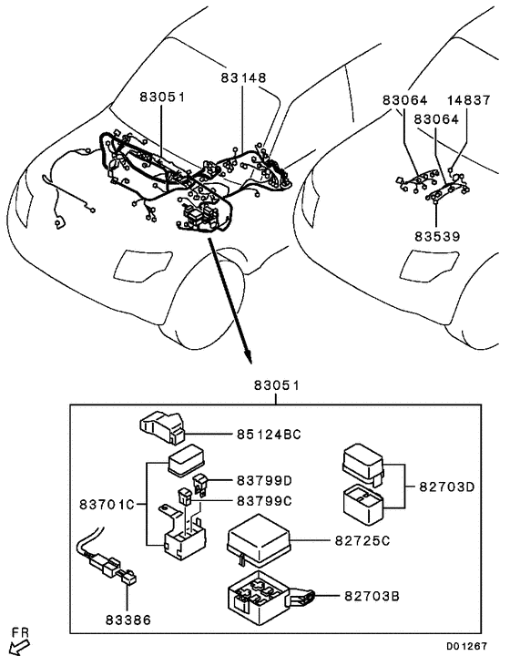 Wiring & attaching parts