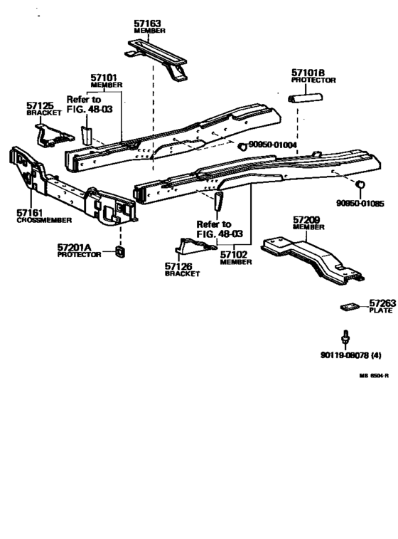Front Floor Panel & Front Floor Member