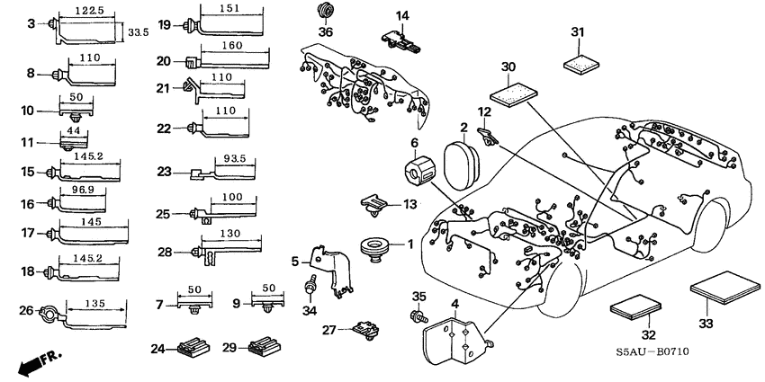 Harness band/bracket