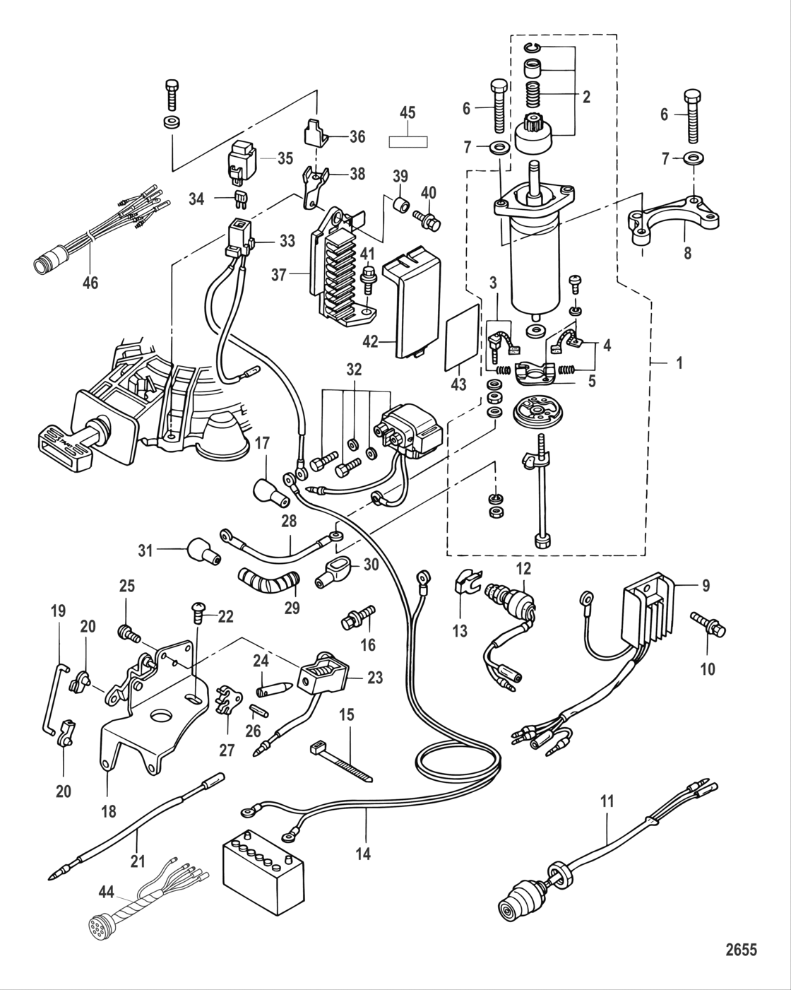 Electrical Components Electric Start Models