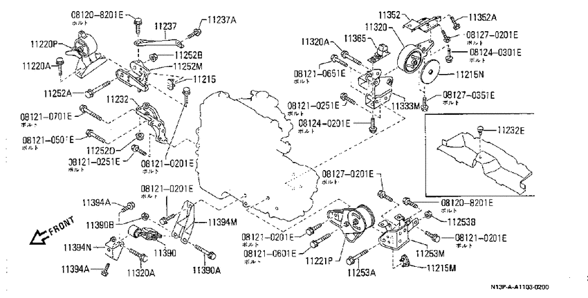 engine & transmission mounting