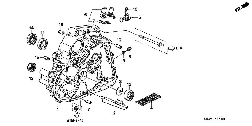 Torque converter housing