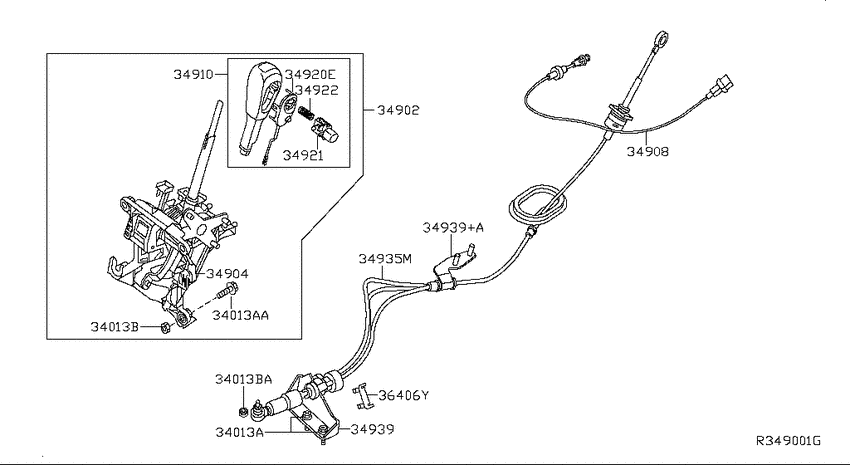 Auto transmission control device