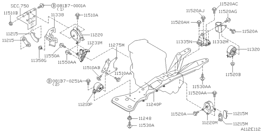 Engine & transmission   mounting