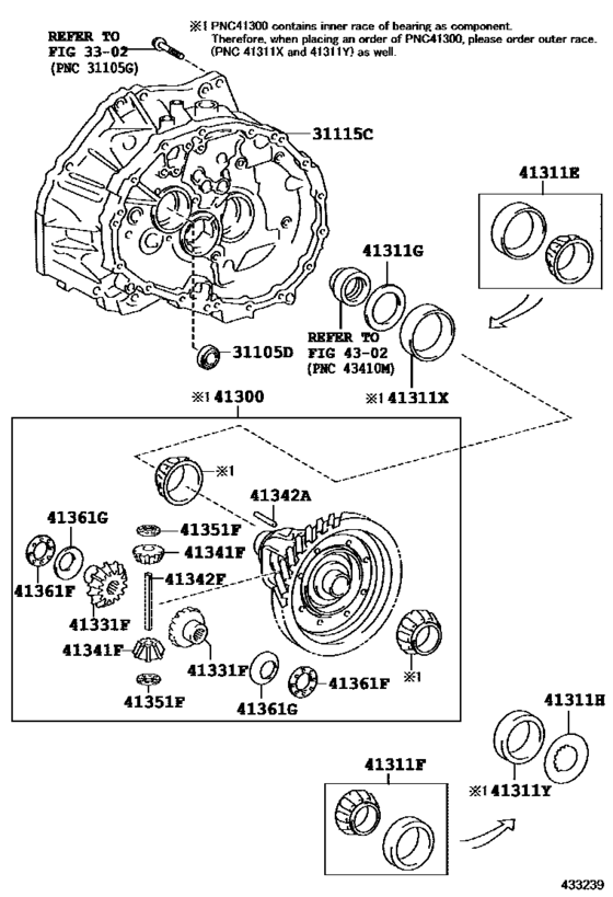 Front Axle Housing & Differential