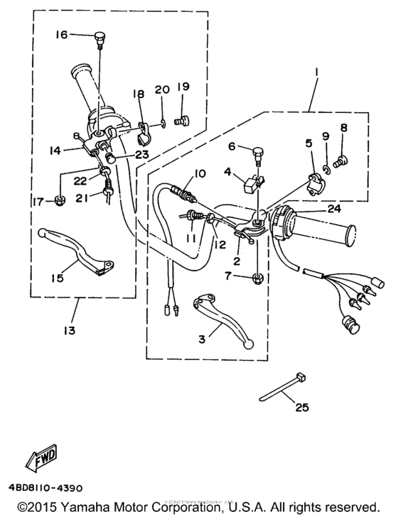 Handle switch & lever