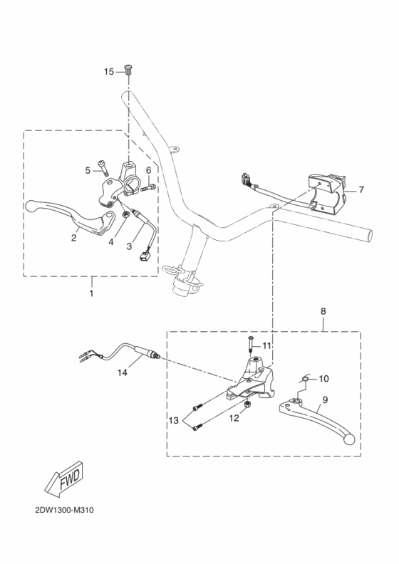 Handle switch & lever