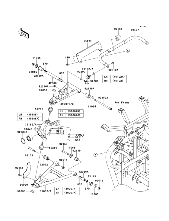 Front suspension