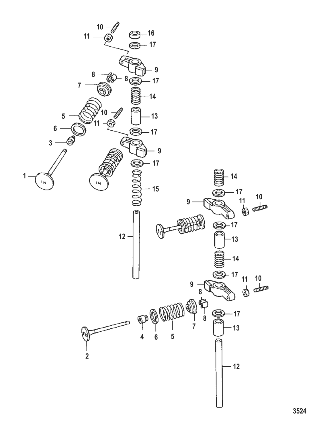 Intake Valve And Exhaust Valve