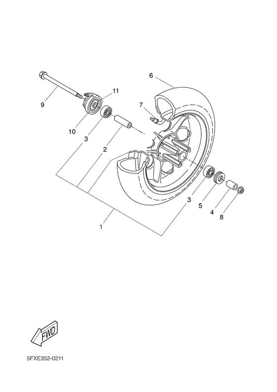 Front wheel