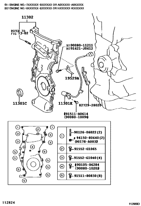 Timing Gear Cover & Rear End Plate