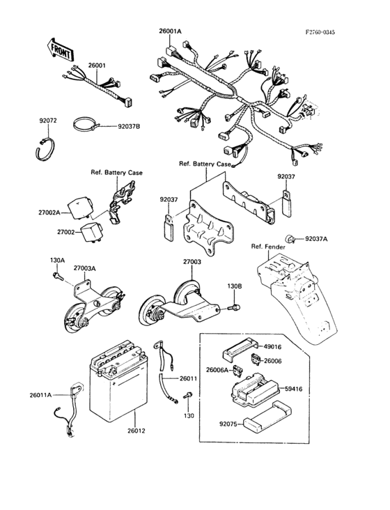 Chassis electrical equipment