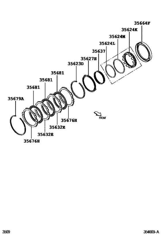 Brake No.3, 1St & Reverse Brake (Atm)