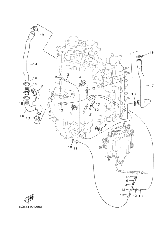 Cylinder crankcase