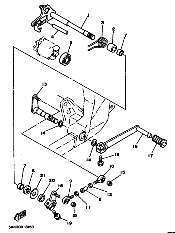 Shift shaft