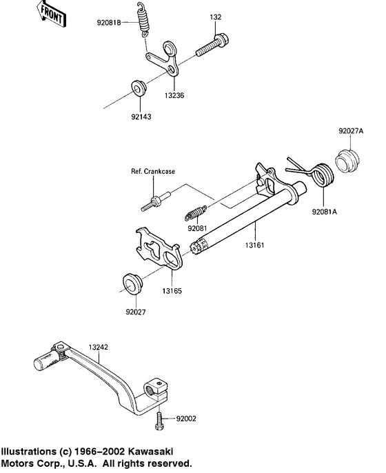 Gear change mechanism