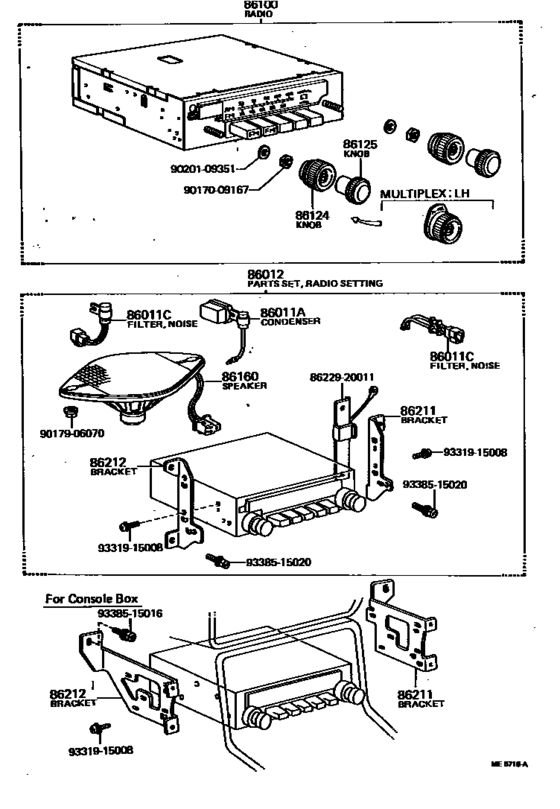 Radio Receiver & Amplifier & Condenser