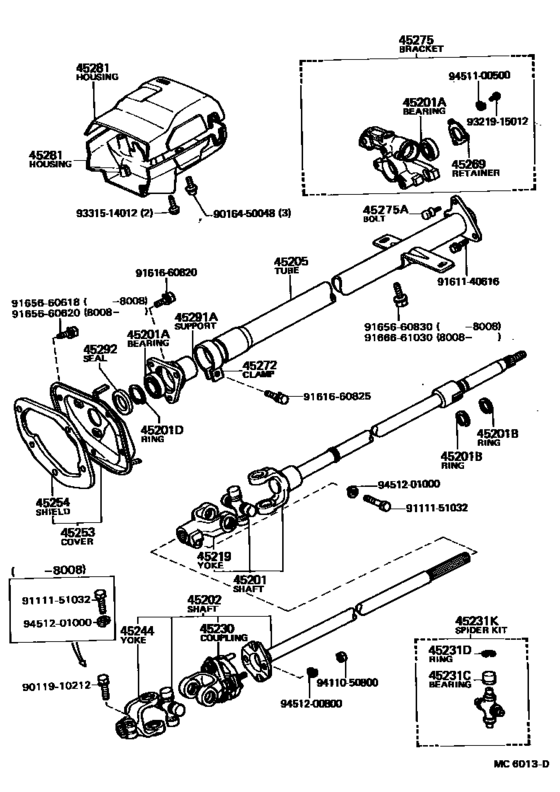 Steering Column & Shaft
