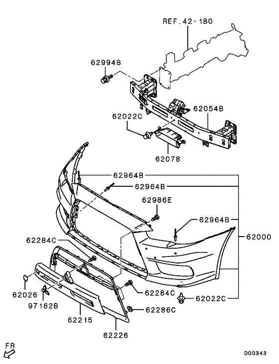Front bumper & support