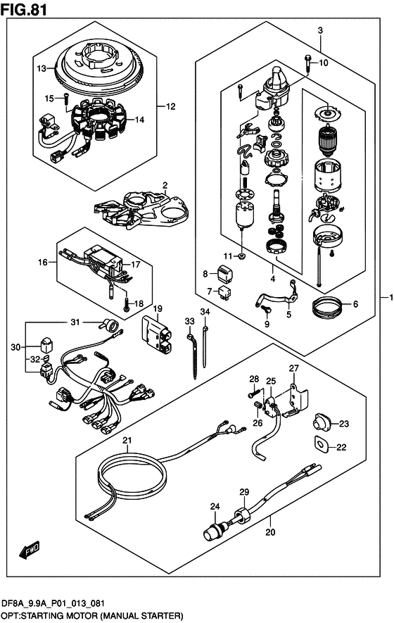 Opt:starting motor