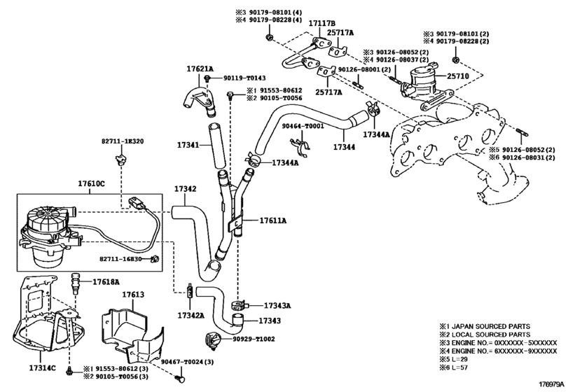 Manifold Air Injection System for 2007 - 2011 Toyota HILUX/4RUNNER ...