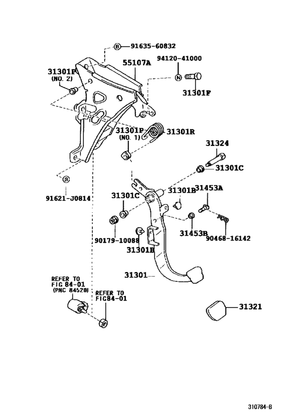 Clutch Pedal & Flexible Hose