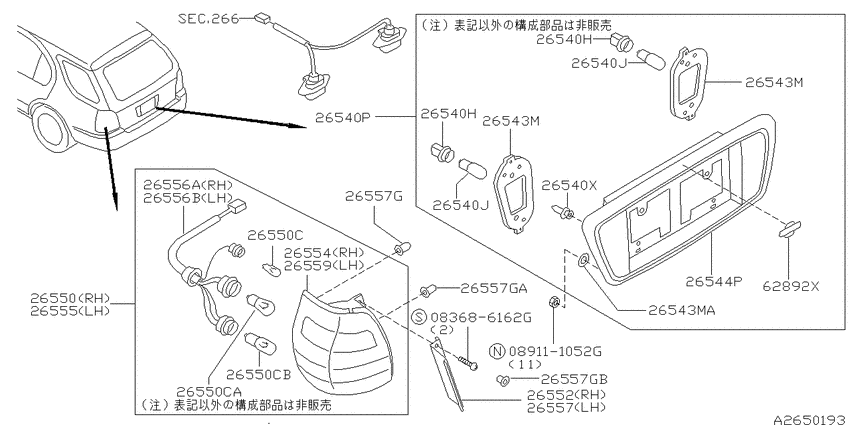 Rear combination lamp