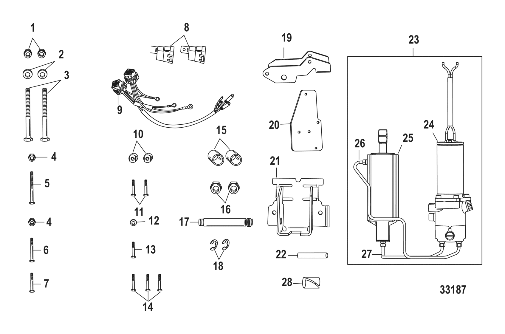 Power Trim Kit 850700A07