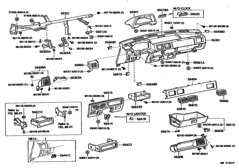 Instrument Panel & Glove Compartment