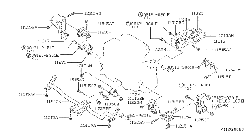 Engine & transmission   mounting