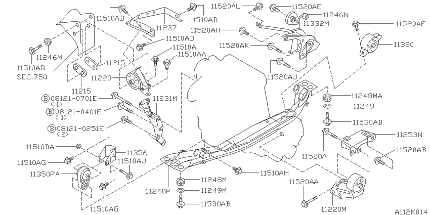 Engine & transmission   mounting
