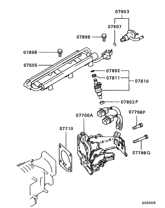 Injector & throttle body