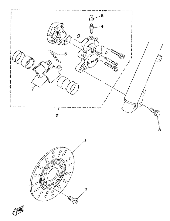 Front brake