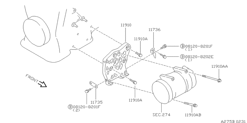 Compressor mounting & fitting
