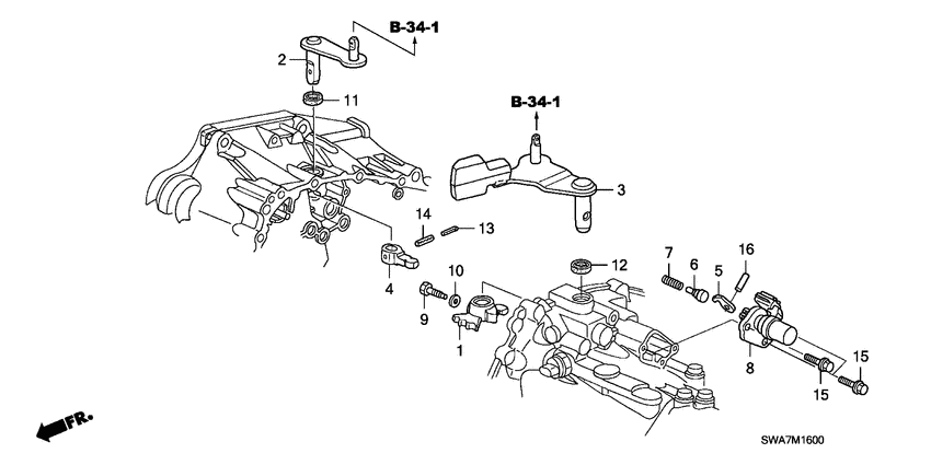 Shift arm/shift lever
